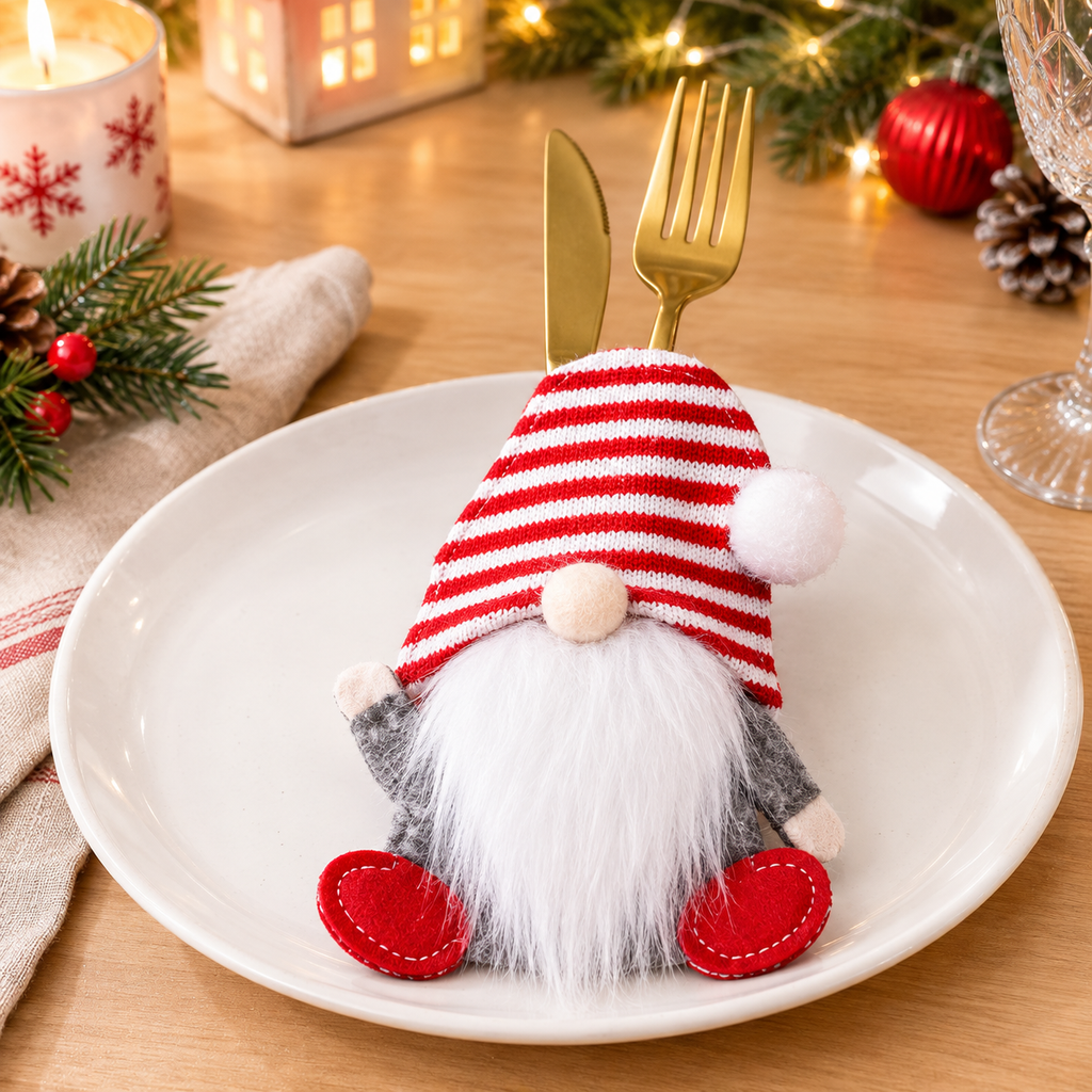 TischWichtel - Weihnachtliche Besteckhalter
