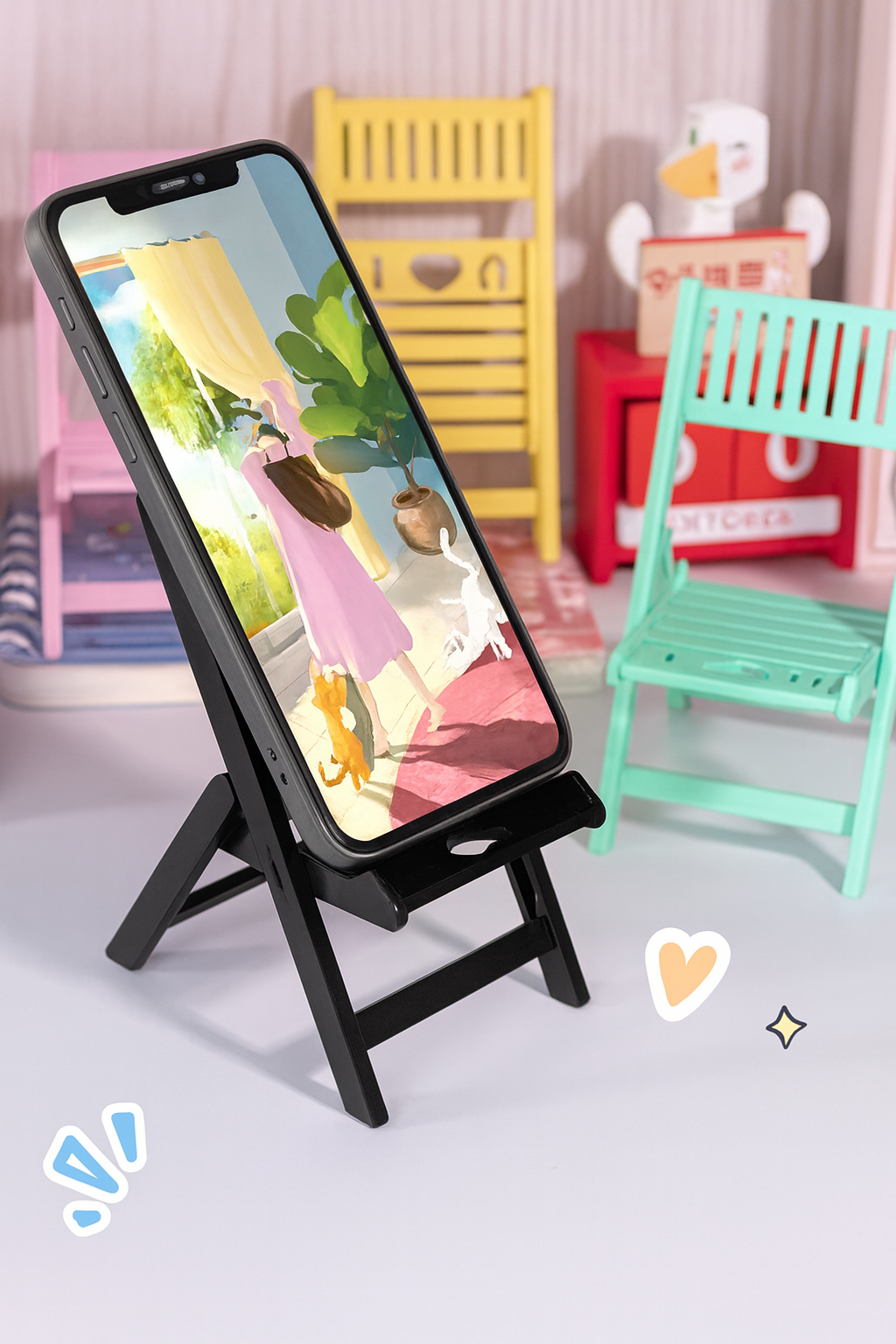 Mini Chair Handyhalter