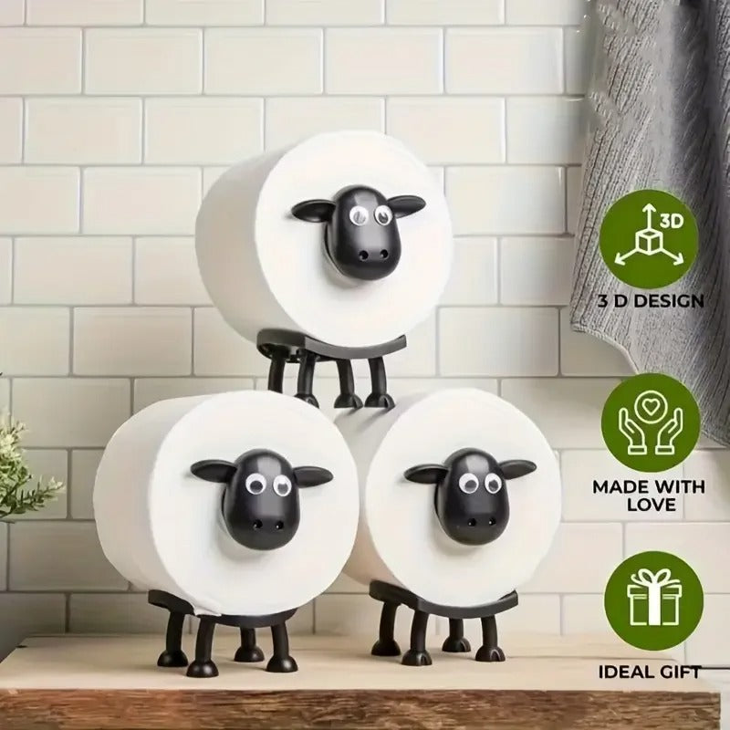Rolli das Schaf – Der witzige Toilettenpapier-Halter