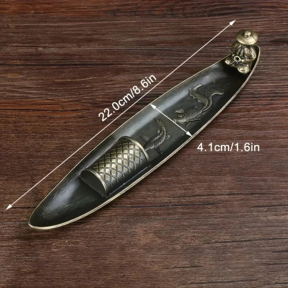ZenFisher™ – Räucherstäbchenhalter im Fischerboot-Design